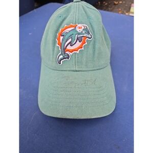 Reebok Miami Dolphins  Hat Strapback Adjustable Adult Y2K Signed Autographed